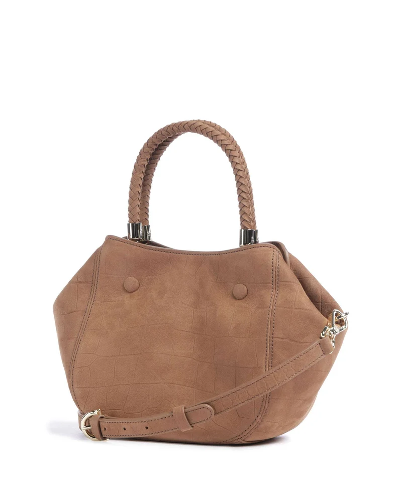 Aigner Carré Soft S Handtasche saddle brown