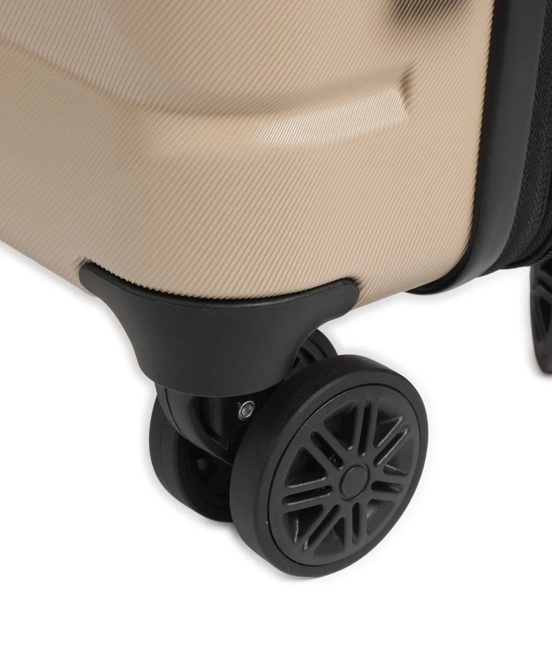 Delsey Paris Air Armour 4-Rollen Trolley warm sand