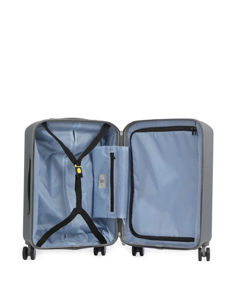 Delsey Paris x United Colors of Benetton UCB Hardside 4-Rollen Trolley steel grey