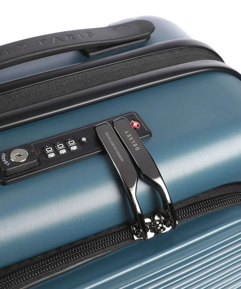Delsey Paris Freestyle 4-Rollen Trolley blue