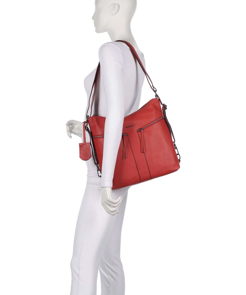 Burkely Rock Ruby Rucksack-Tasche really red