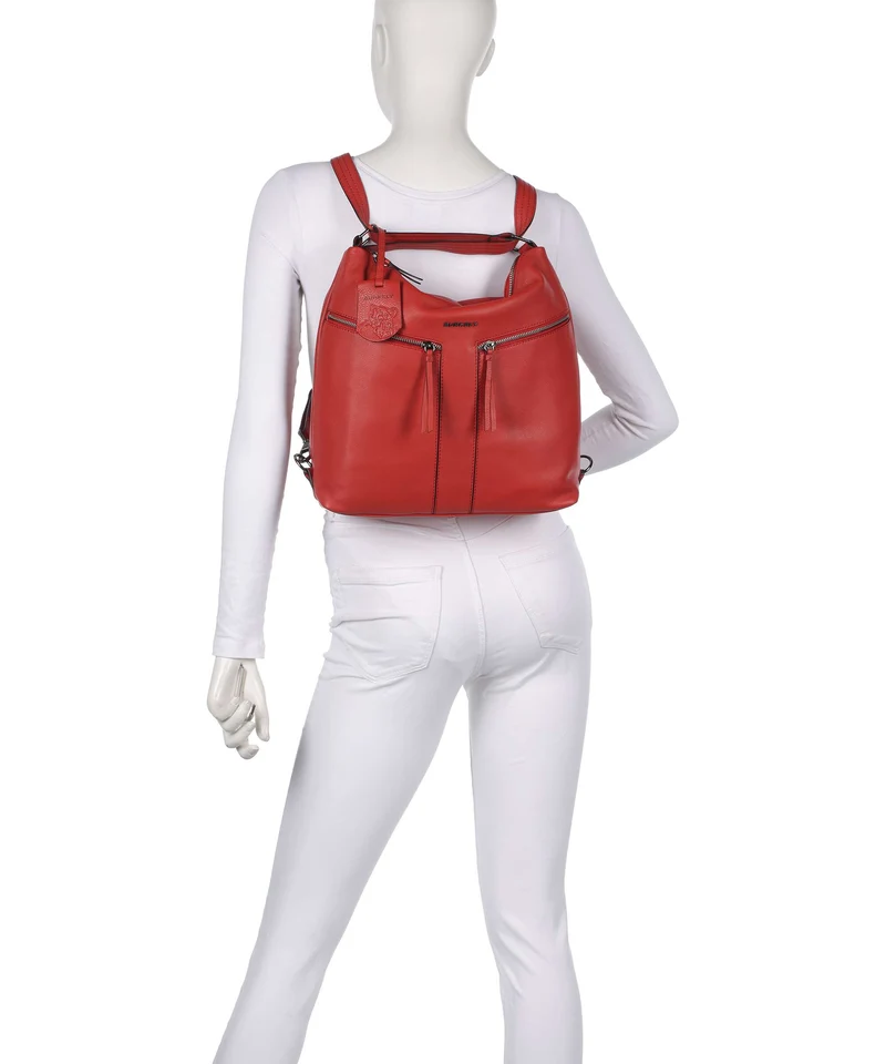 Burkely Rock Ruby Rucksack-Tasche really red