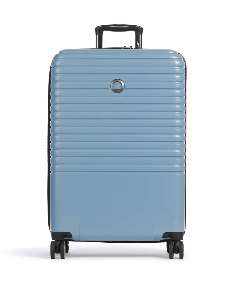 Delsey Paris Caumartin Plus 4-Rollen Trolley zinc blue