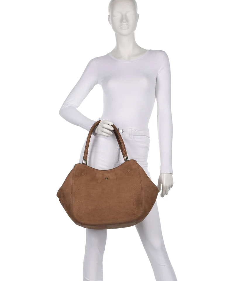 Aigner Carré Soft L Shopper saddle brown