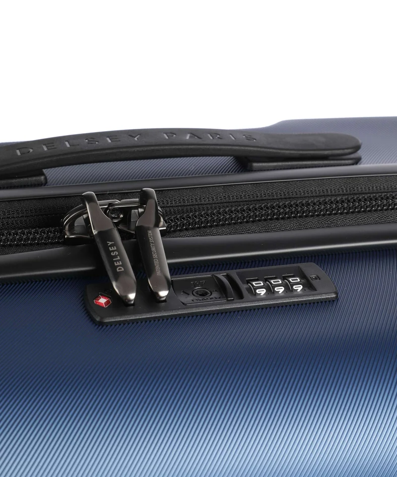 Delsey Paris Comete 4 4-Rollen Trolley light blue