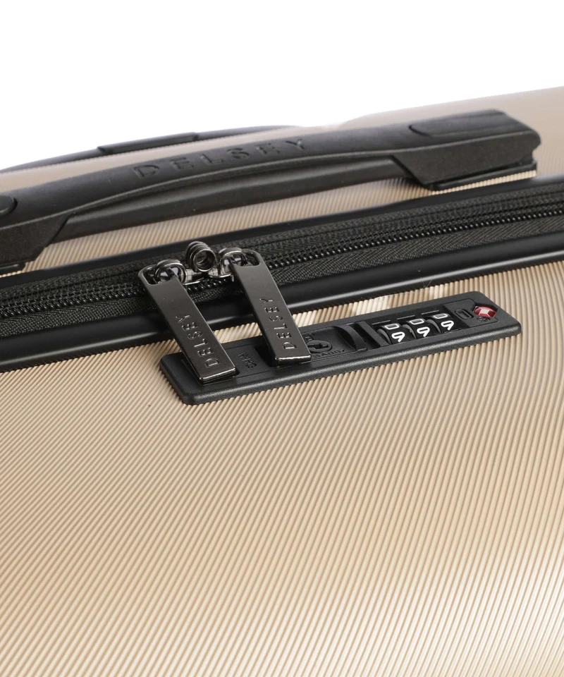 Delsey Paris Air Armour 4-Rollen Trolley warm sand