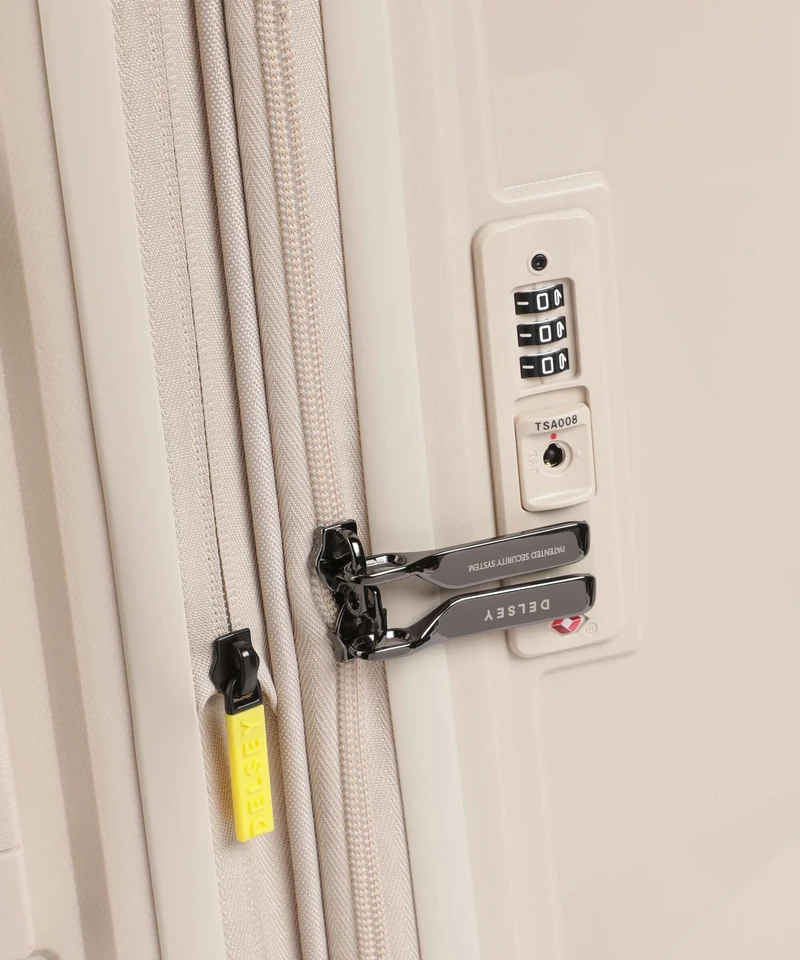 Delsey Paris Lutece 4-Rollen Trolley beige