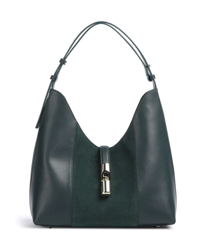 Furla Goccia M Beuteltasche toni dark forest
