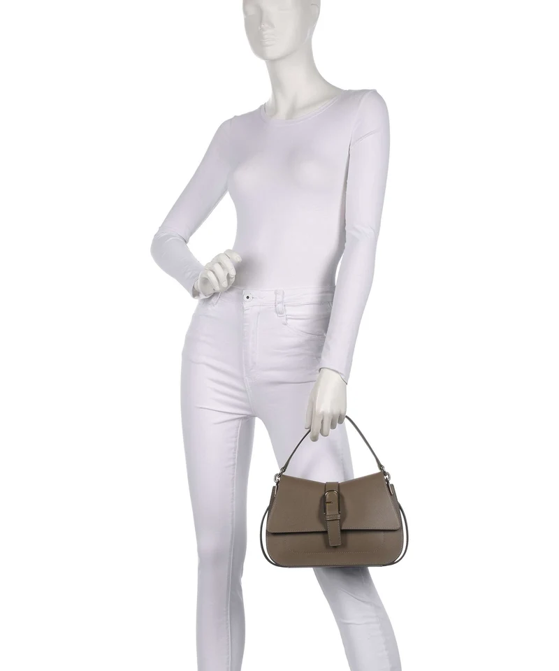 Furla Flow M Handtasche muddy gray