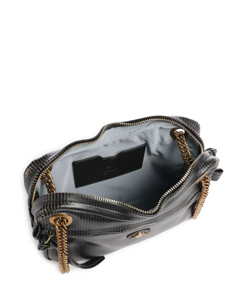 Vivienne Westwood Dolce Laser Line Medium Schultertasche black/beige