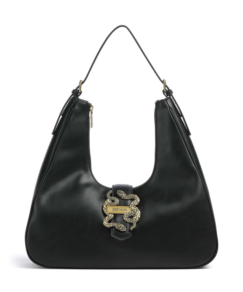 Just Cavalli Iconic Snakes Beuteltasche black