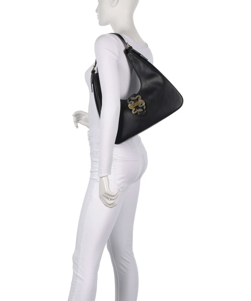 Just Cavalli Iconic Snakes Beuteltasche black