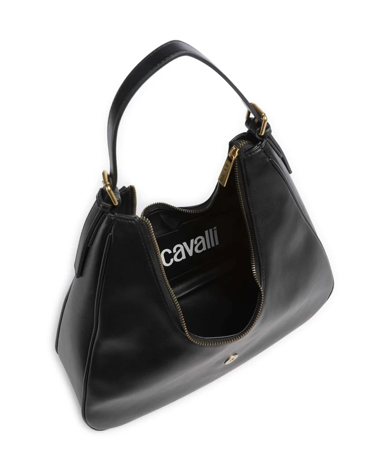 Just Cavalli Iconic Snakes Beuteltasche black