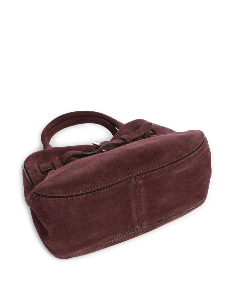 Abro Suede Jill Handtasche burgundy