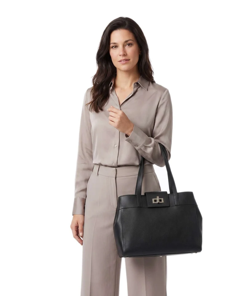Furla Amelia L Shopper nero
