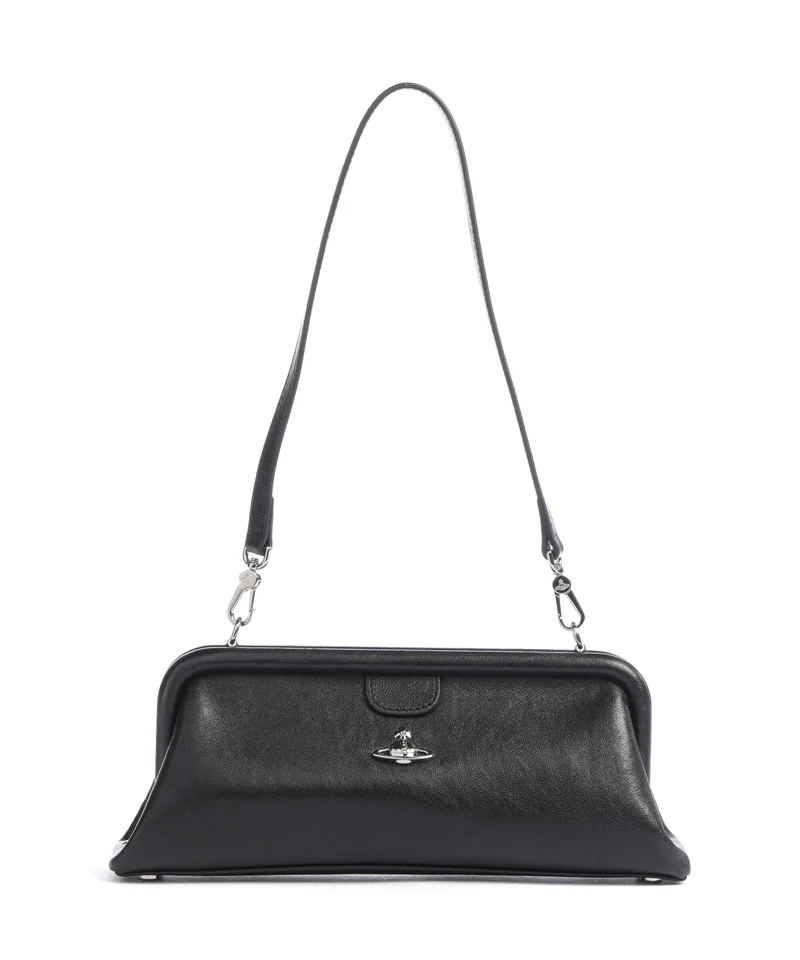 Vivienne Westwood Jane Frame Supple Schultertasche black