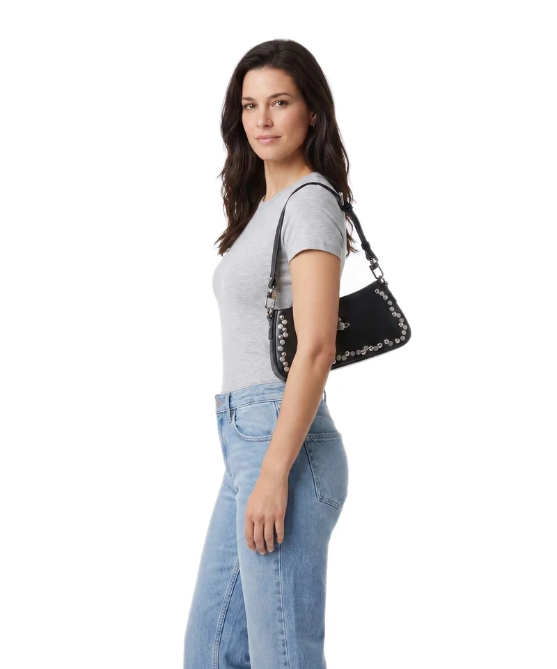 Vivienne Westwood Tasha Smooth Schultertasche black