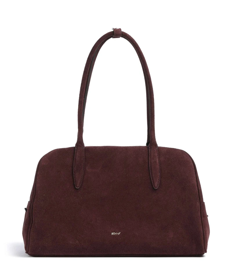 Abro Suede Amara Schultertasche burgundy