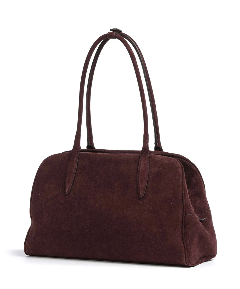 Abro Suede Amara Schultertasche burgundy