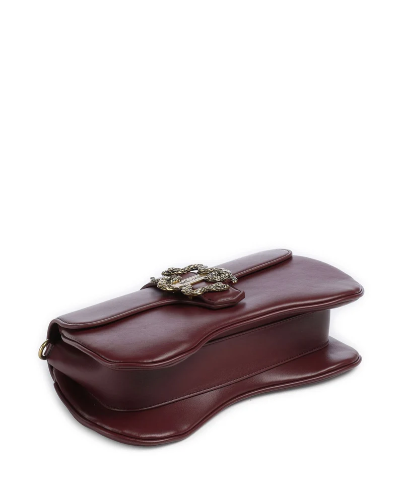 Just Cavalli Iconic Snakes Schultertasche cordovan