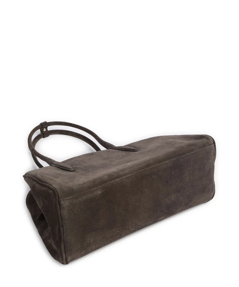 Abro Suede Amara Schultertasche dark brown