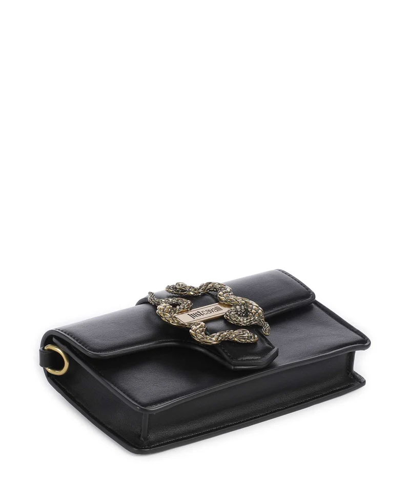Just Cavalli Iconic Snakes Umhängetasche black