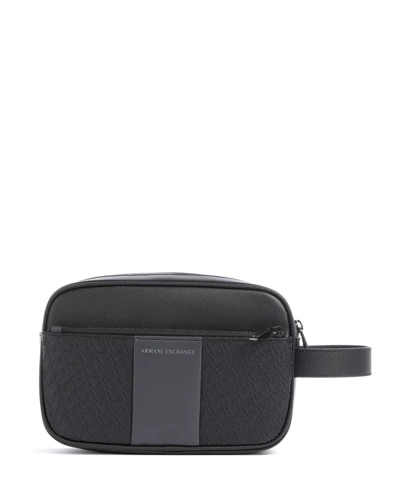 Armani Exchange William Kulturbeutel black/forged iron