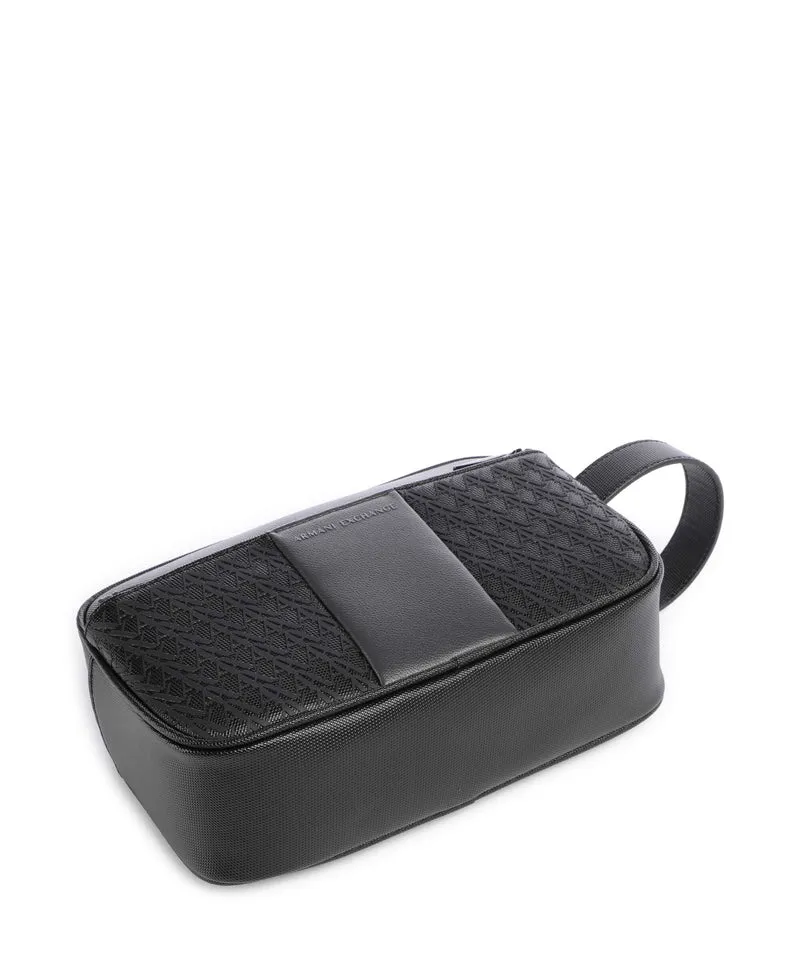 Armani Exchange William Kulturbeutel black/forged iron