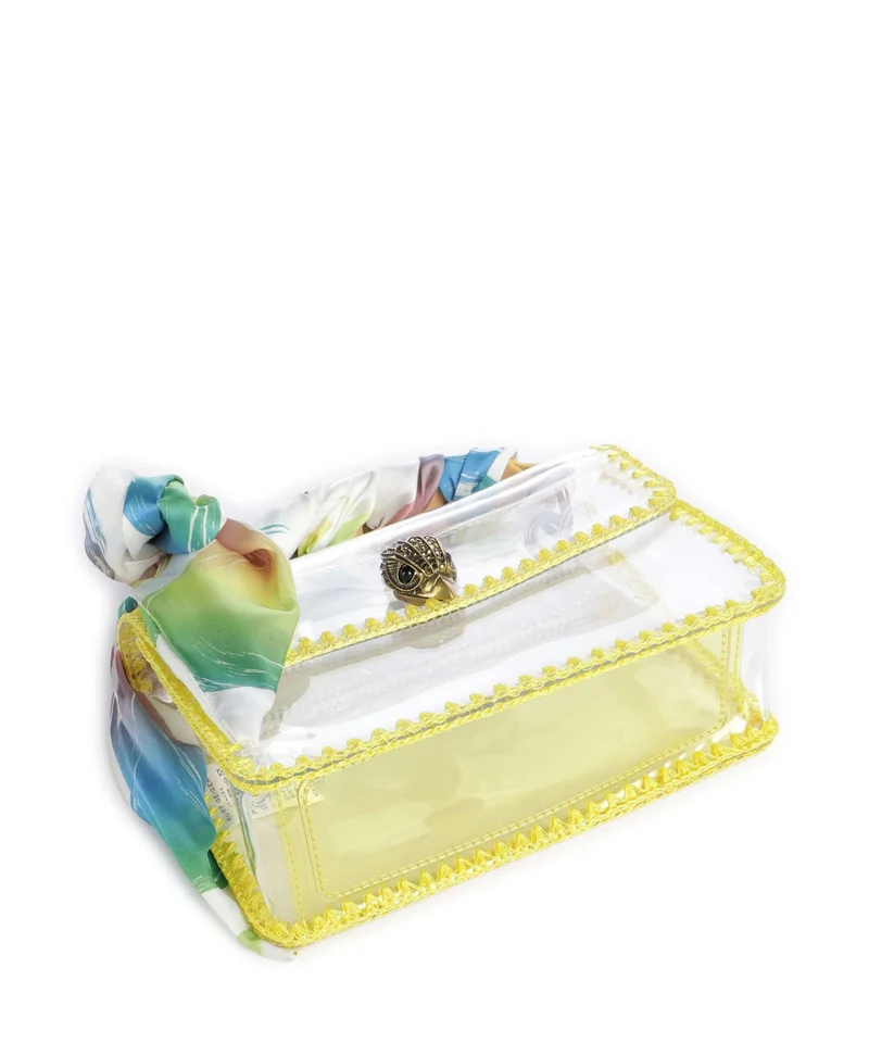 Kurt Geiger Kensington Vinyl Mini Umhängetasche yellow