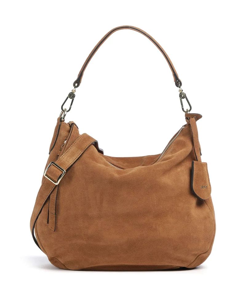 Abro Suede Juna Small Beuteltasche cuoio