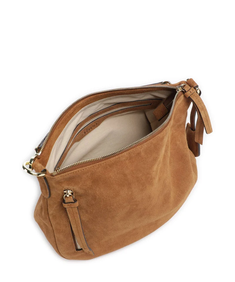 Abro Suede Juna Small Beuteltasche cuoio
