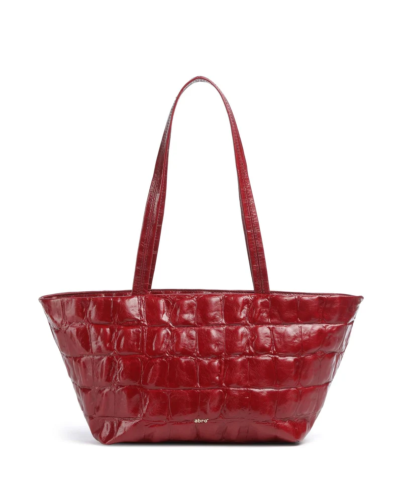 Abro Maxxi Cocco Alba Shopper ruby