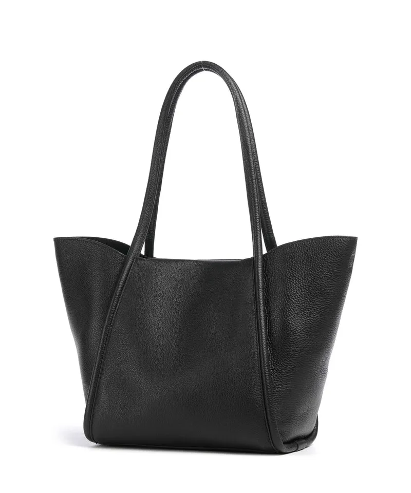 Abro Agave Willow Small Shopper black/nickel