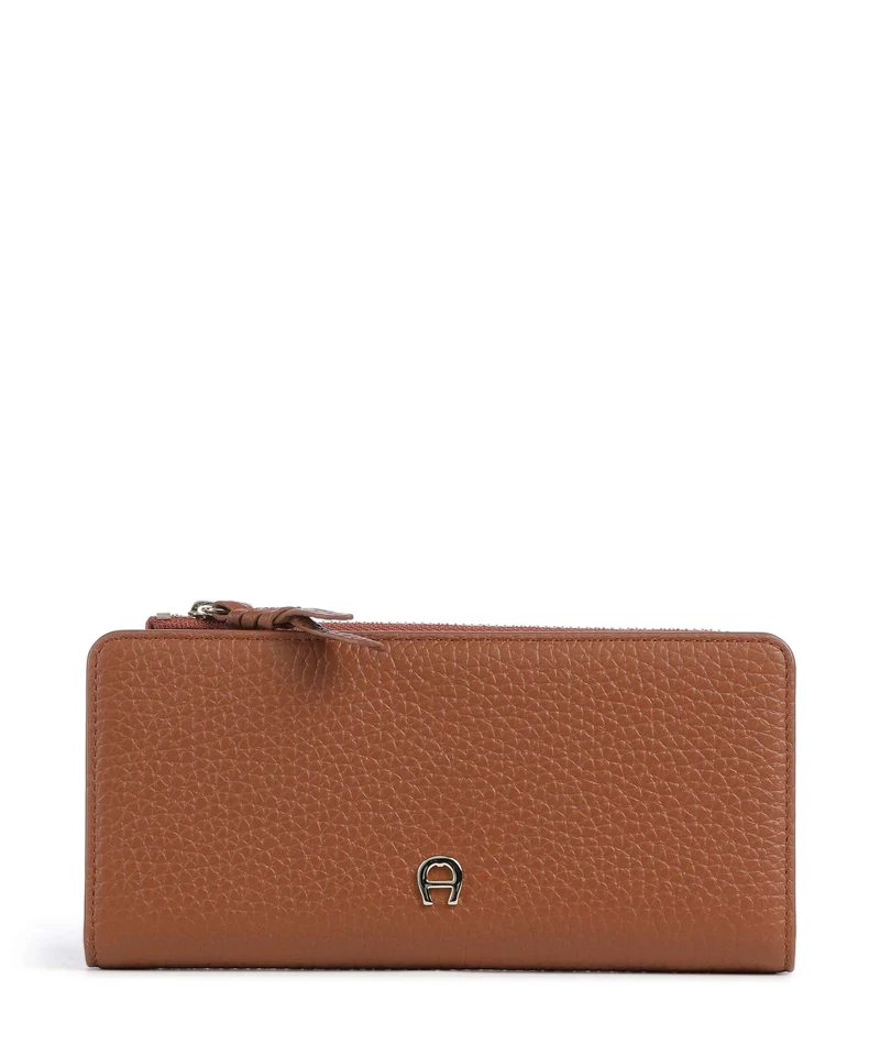Aigner Carré Soft Geldbörse cognac brown