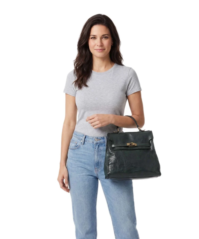 Campomaggi Handtasche green bottle