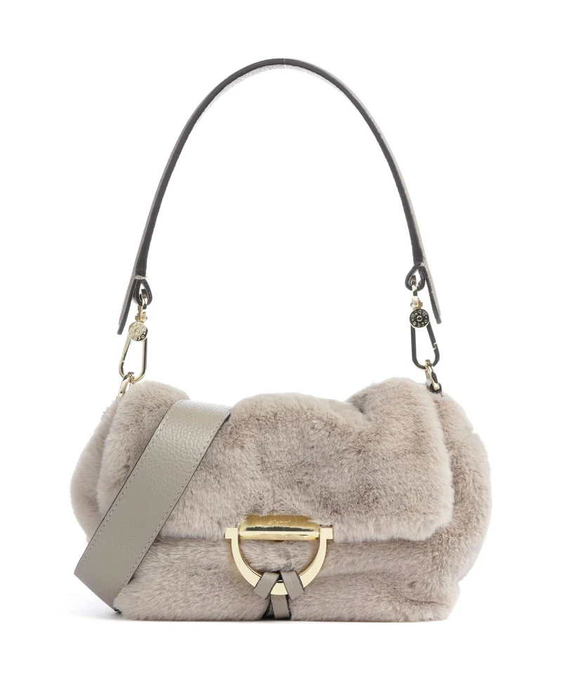 Abro Fur Temi Small Schultertasche siena