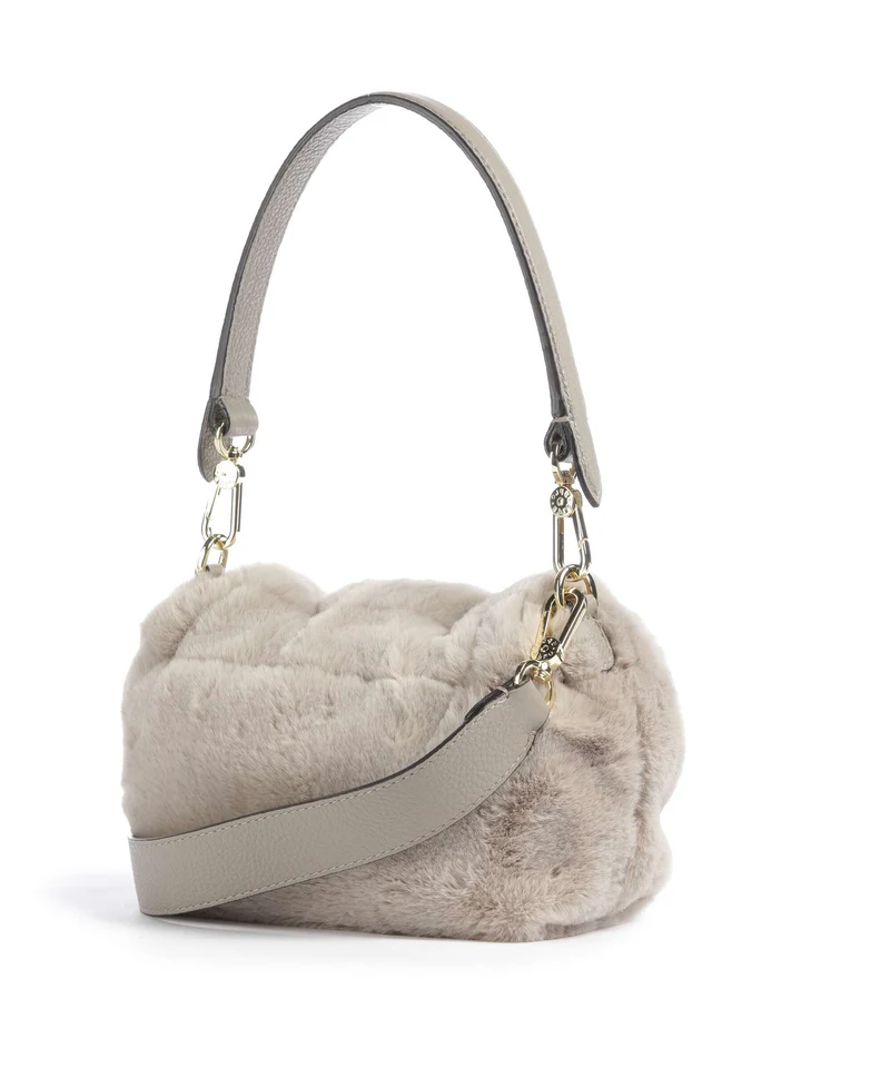 Abro Fur Temi Small Schultertasche siena
