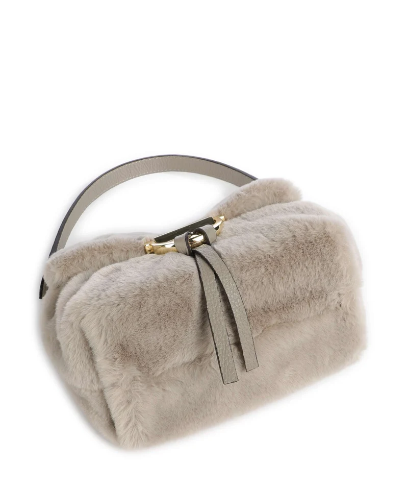 Abro Fur Temi Small Schultertasche siena