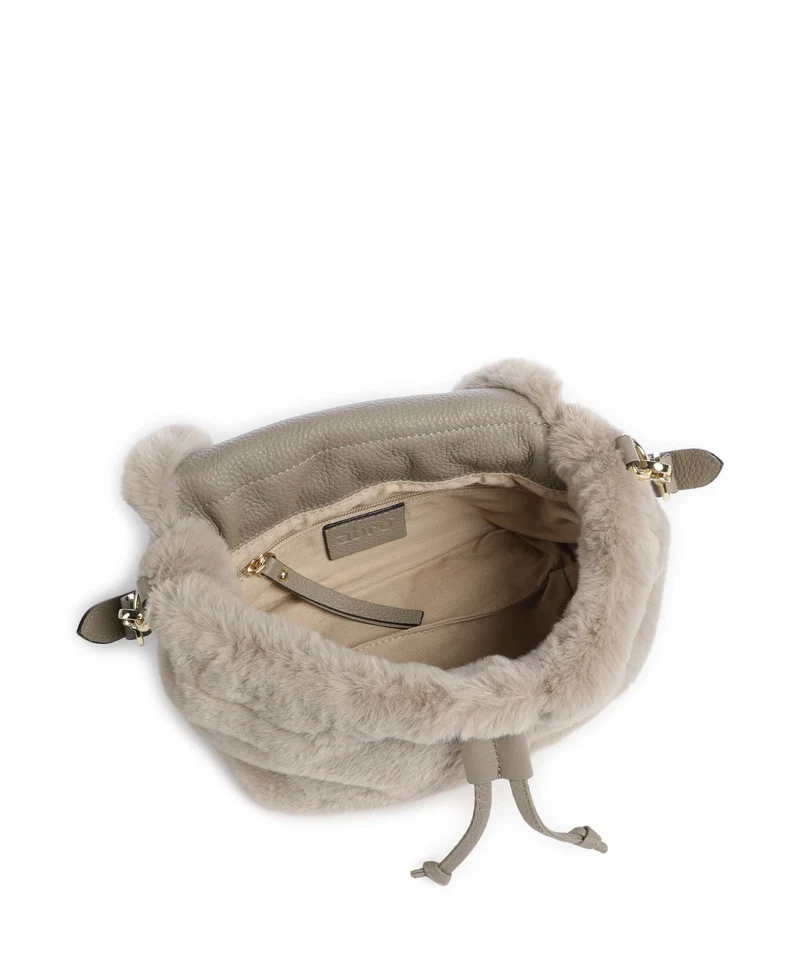 Abro Fur Temi Small Schultertasche siena