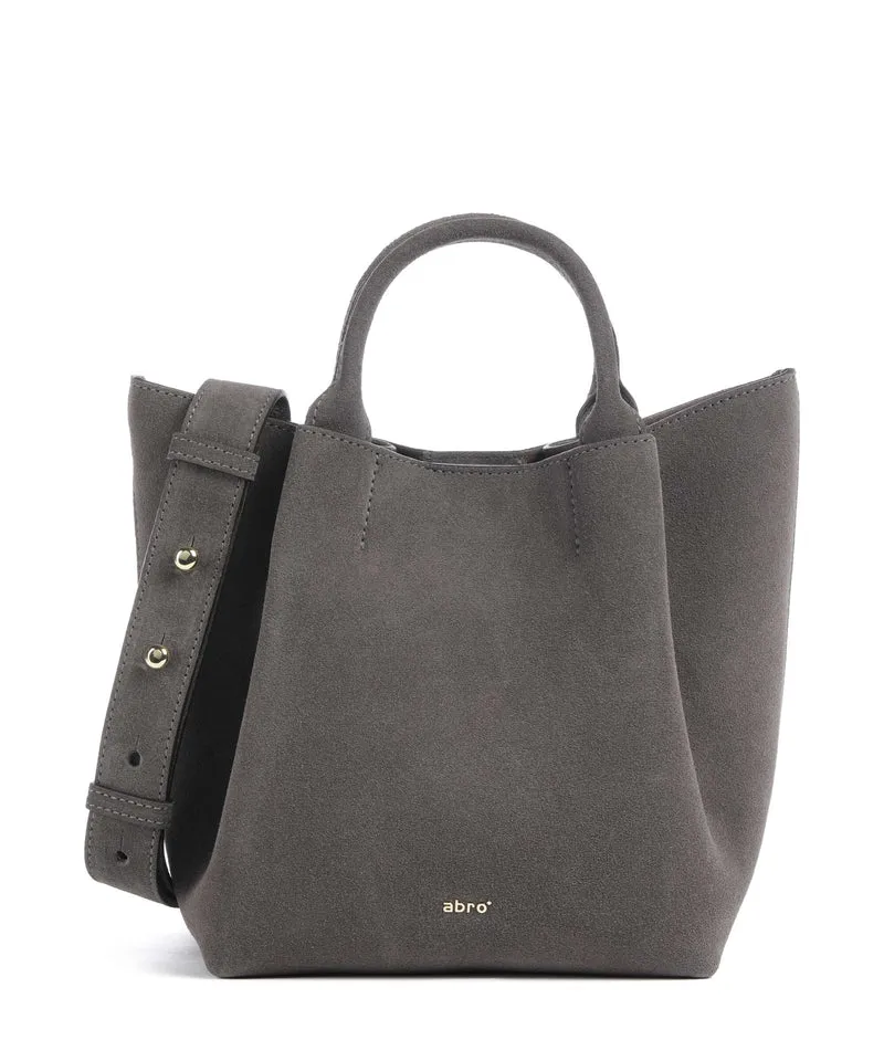 Abro Suede Essential Small Handtasche grey