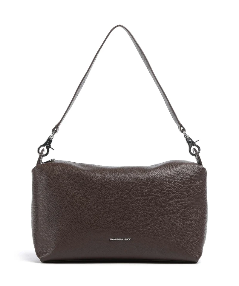 Mandarina Duck Mellow Leather Schultertasche espresso
