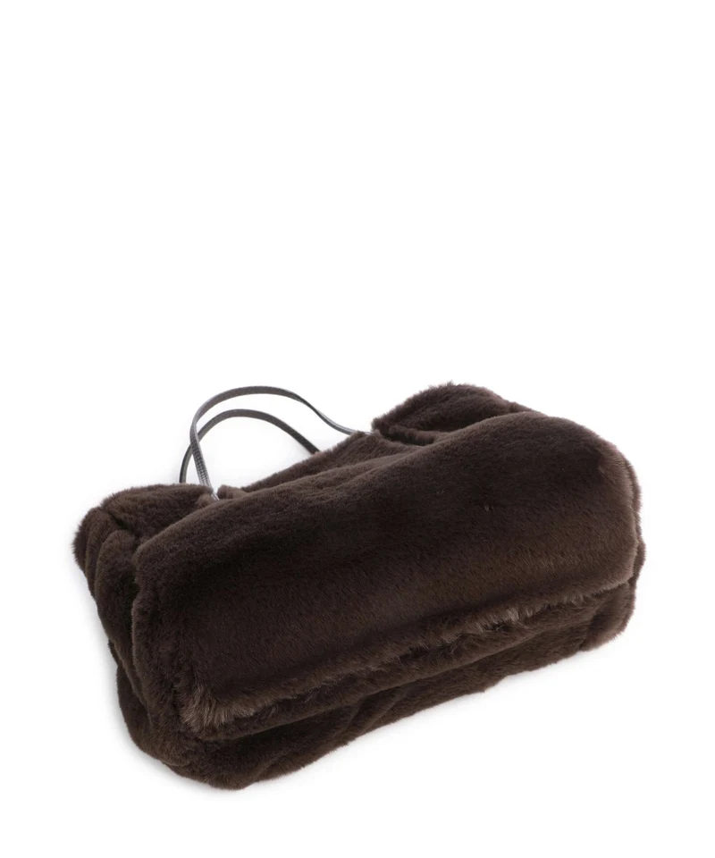 Abro Fur Noelle Handtasche dark brown