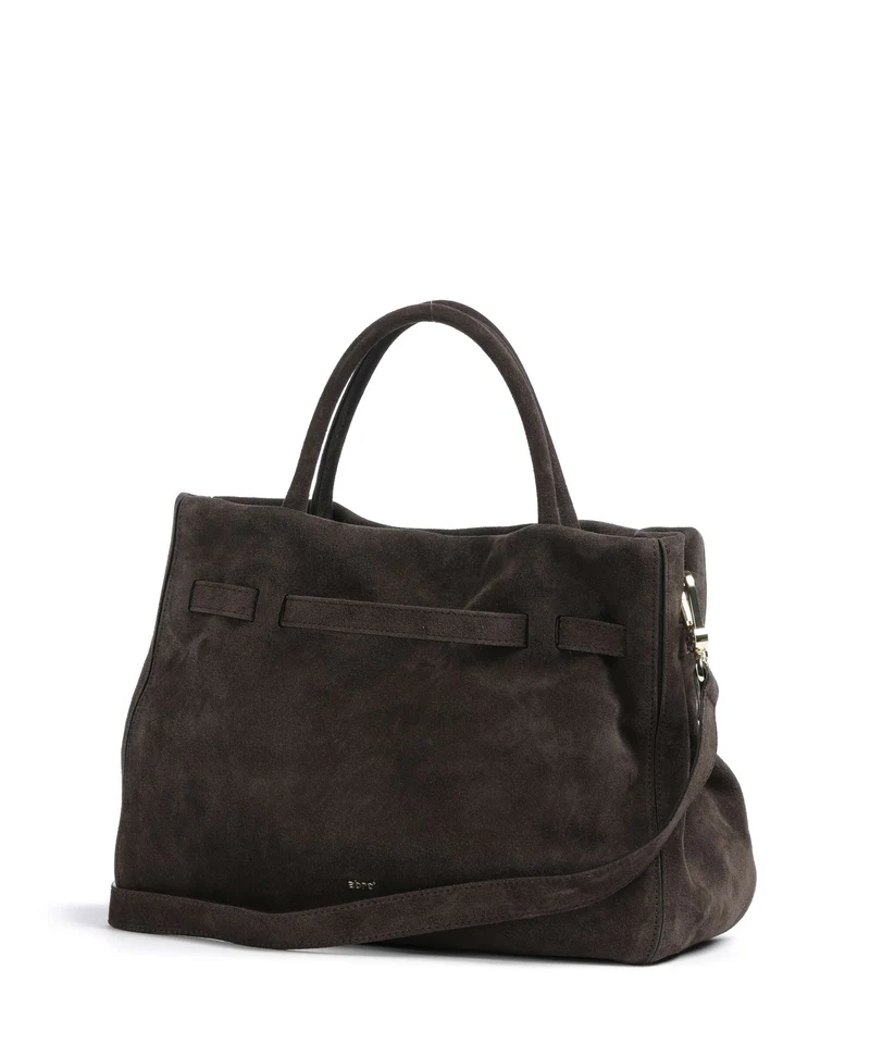 Abro Suede Jill Handtasche dark brown