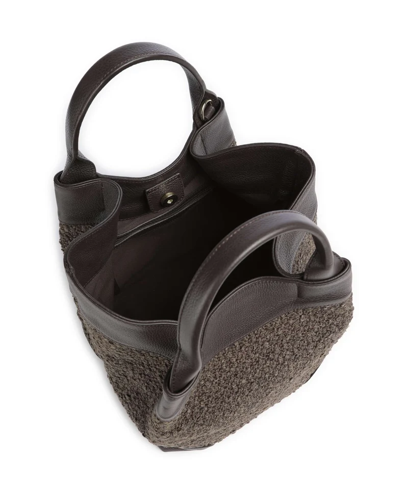 Abro Boucle´ Essential Medium Handtasche dark brown