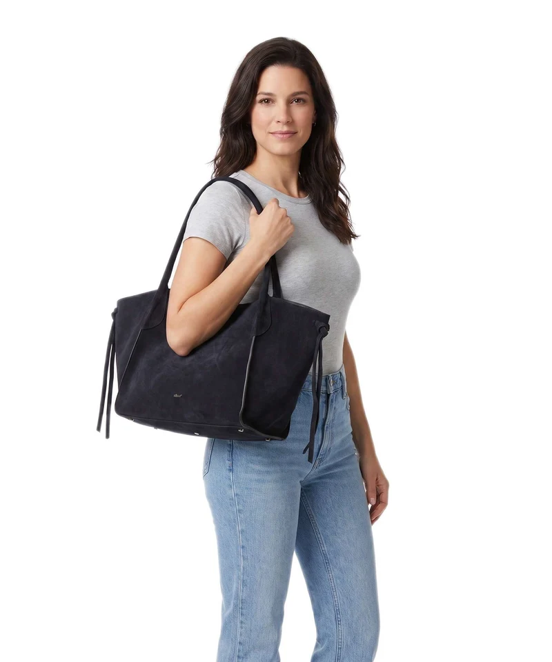 Abro Suede Vibe Big Shopper navy
