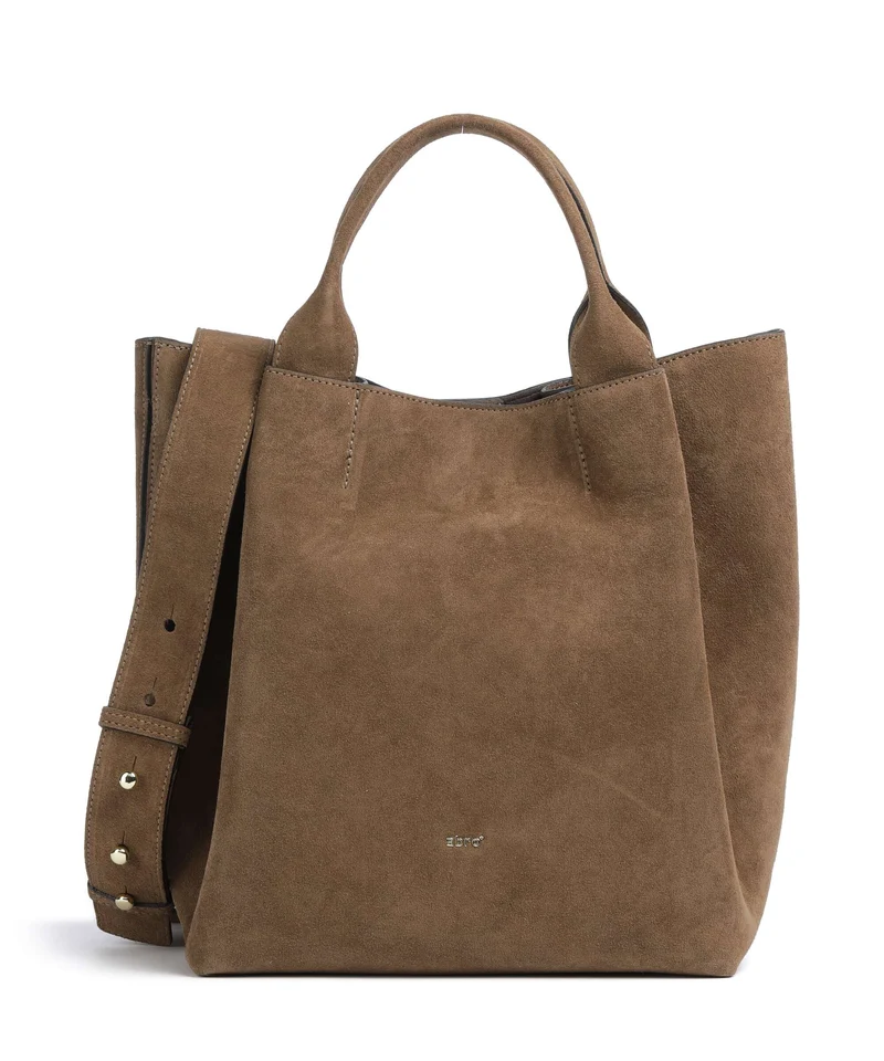 Abro Suede Essential Medium Handtasche khaki