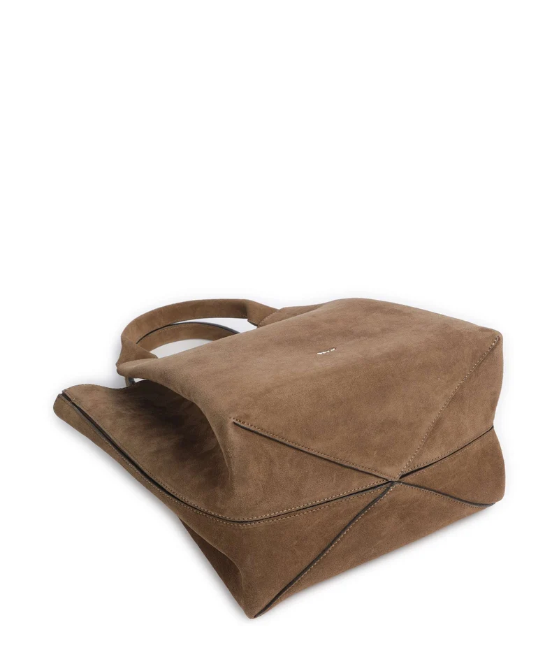 Abro Suede Essential Medium Handtasche khaki