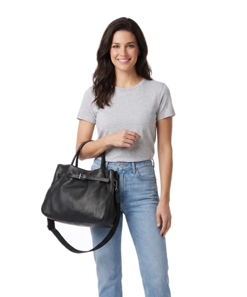 Abro Dalia Jill Handtasche black/nickel