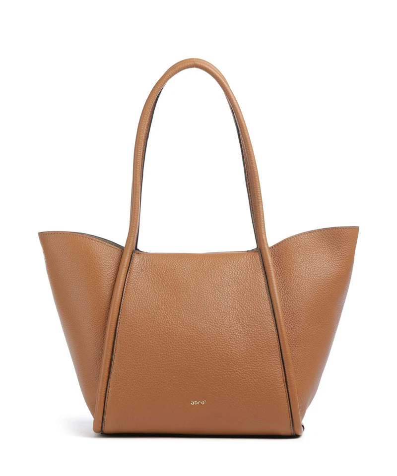 Abro Agave Willow Small Shopper cuoio