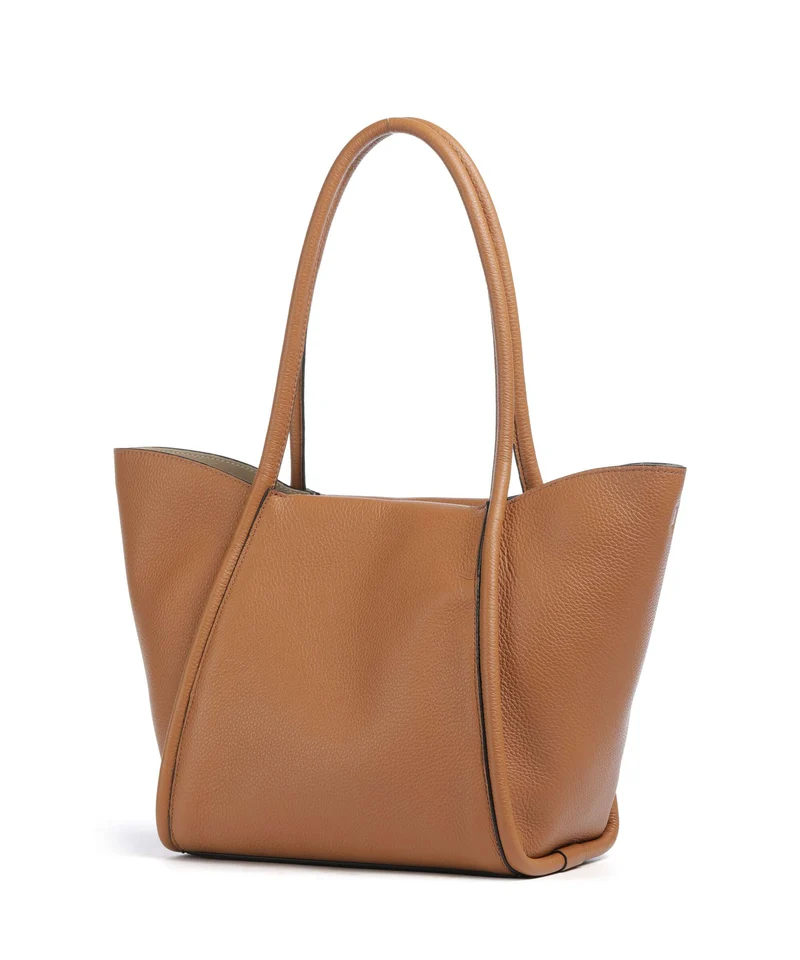 Abro Agave Willow Small Shopper cuoio
